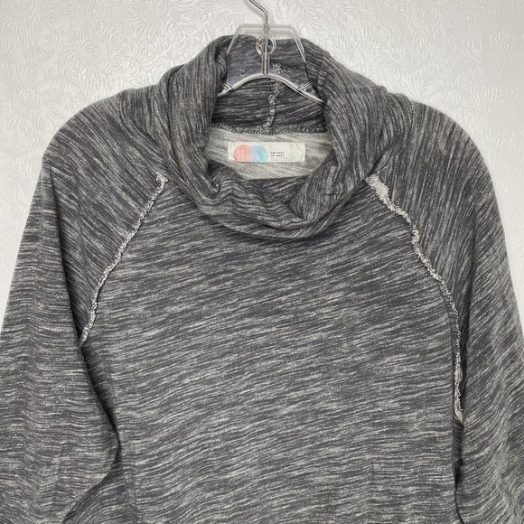 Free People FP Beach Womens One Size Gray Popover Top - Picture 2 of 8